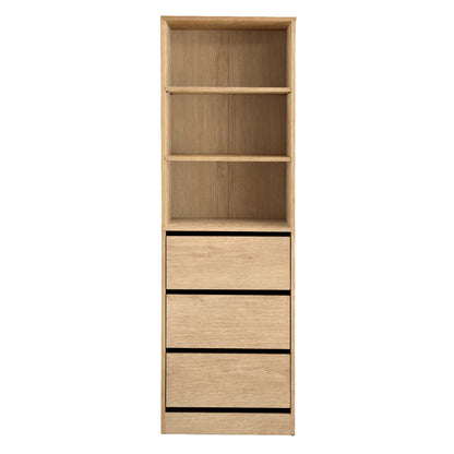 Artiss 3 Chest of Drawers Tallboy Cabinet Pine-Furniture > Bedroom > Dressers-PEROZ Accessories