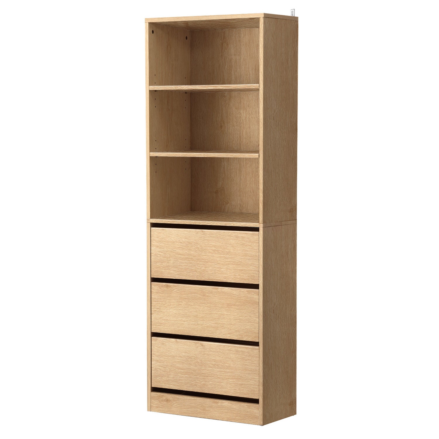 Artiss 3 Chest of Drawers Tallboy Cabinet Pine-Furniture > Bedroom > Dressers-PEROZ Accessories