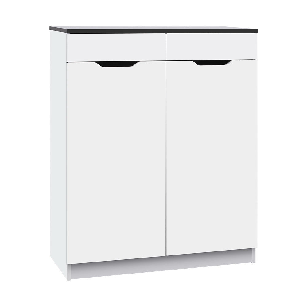 Artiss Shoe Rack Cabinet 30 Pairs White Eve-Shoe Storage Cabinets-PEROZ Accessories