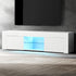 Artiss Entertainment Unit TV Cabinet LED 130cm White Angus-Entertainment Units-PEROZ Accessories