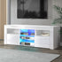 Artiss Entertainment Unit TV Cabinet LED 145cm White Angus-Entertainment Units-PEROZ Accessories