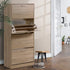 Artiss Shoe Rack Cabinet 60 Pairs 4 Doors - Wood-Shoe Storage Cabinets-PEROZ Accessories