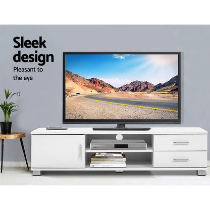 Artiss Entertainment Unit TV Cabinet 120cm White Dylan-Entertainment Units-PEROZ Accessories
