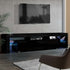 Artiss Entertainment Unit TV Cabinet LED 189cm Black Elo-Entertainment Units-PEROZ Accessories