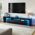 Artiss Entertainment Unit TV Cabinet LED 189cm Black Elo-Entertainment Units-PEROZ Accessories
