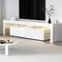 Artiss Entertainment Unit TV Cabinet LED 189cm White Elo-Entertainment Units-PEROZ Accessories