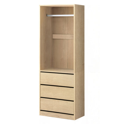 Artiss Wardrobe Clothes Closet Storage Organizer Pine-Home &amp; Garden > Storage > Clothing &amp; Wardrobe Storage-PEROZ Accessories