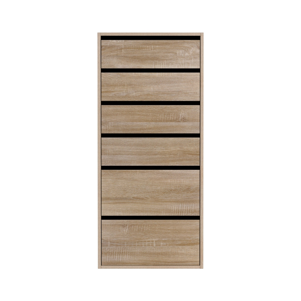 Artiss 6 Chest of Drawers Dresser Tallboy Pine-Furniture &gt; Bedroom &gt; Dressers-PEROZ Accessories