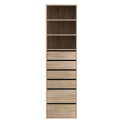 Artiss 6 Chest of Drawers Tallboy Cabinet Pine-Furniture &gt; Bedroom &gt; Dressers-PEROZ Accessories
