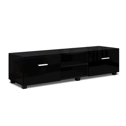 Artiss Entertainment Unit TV Cabinet 140cm Black Jim-Entertainment Units-PEROZ Accessories
