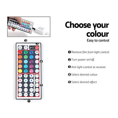 Artiss Entertainment Unit TV Cabinet LED 160cm White Anna-Entertainment Units-PEROZ Accessories