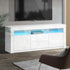 Artiss Entertainment Unit TV Cabinet LED 160cm White Anna-Entertainment Units-PEROZ Accessories