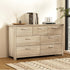 Artiss 7 Chest of Drawers - MAXI Pine-Furniture > Bedroom-PEROZ Accessories