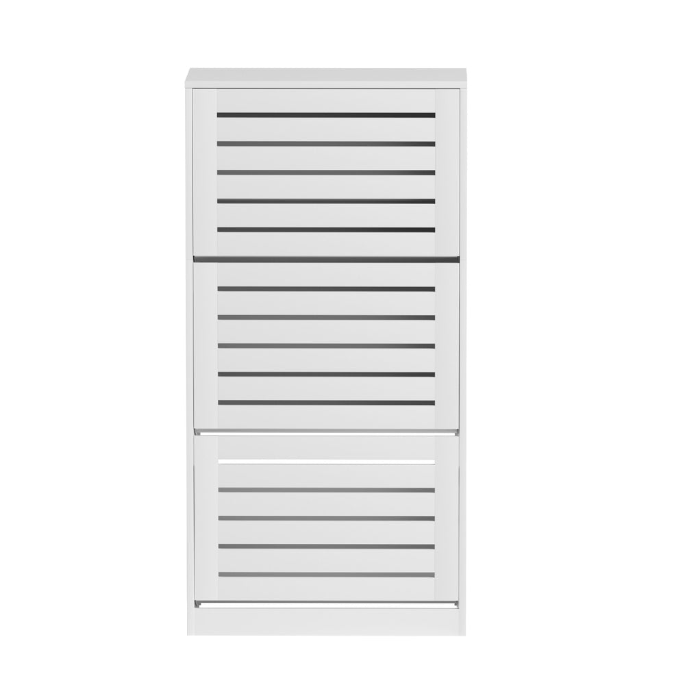 Artiss Shoe Cabinet Storage Drawer 45 Pairs White-Furniture &gt; Living Room &gt; Shoe Storage-PEROZ Accessories