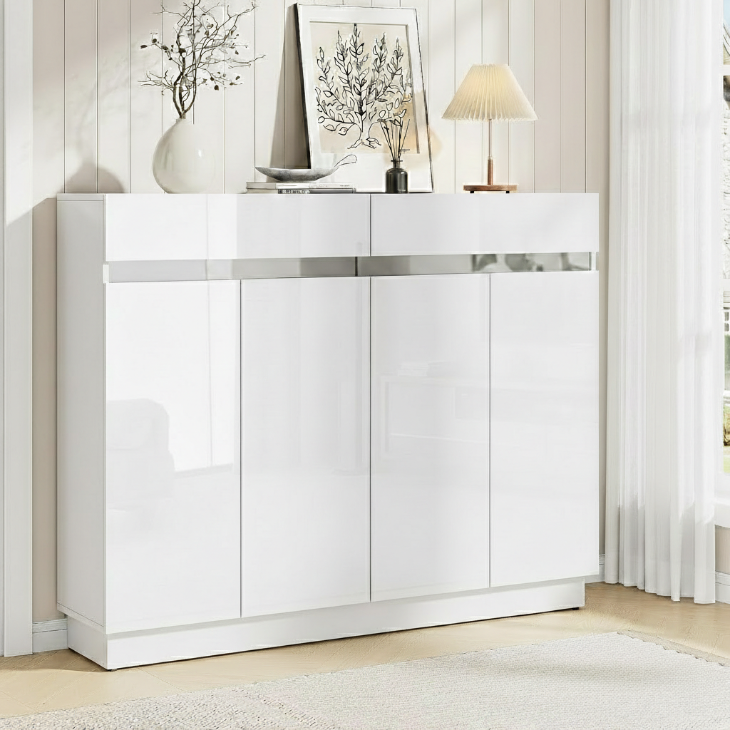 Artiss Shoe Rack Cabinet Storage Cupboard 24 Pairs - Lydia-Shoe Storage Cabinets-PEROZ Accessories