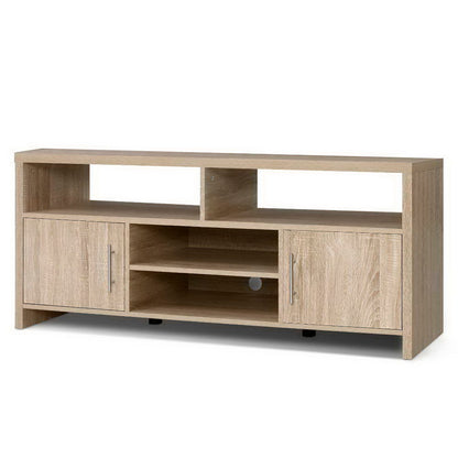 Artiss TV Cabinet Entertainment Unit 140cm Oak Ken-Entertainment Units-PEROZ Accessories