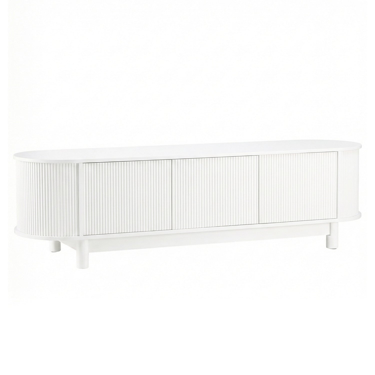 Artiss TV Unit Entertainment Unit Storage Cabinet 160cm White-Furniture > Living Room > TV Units-PEROZ Accessories
