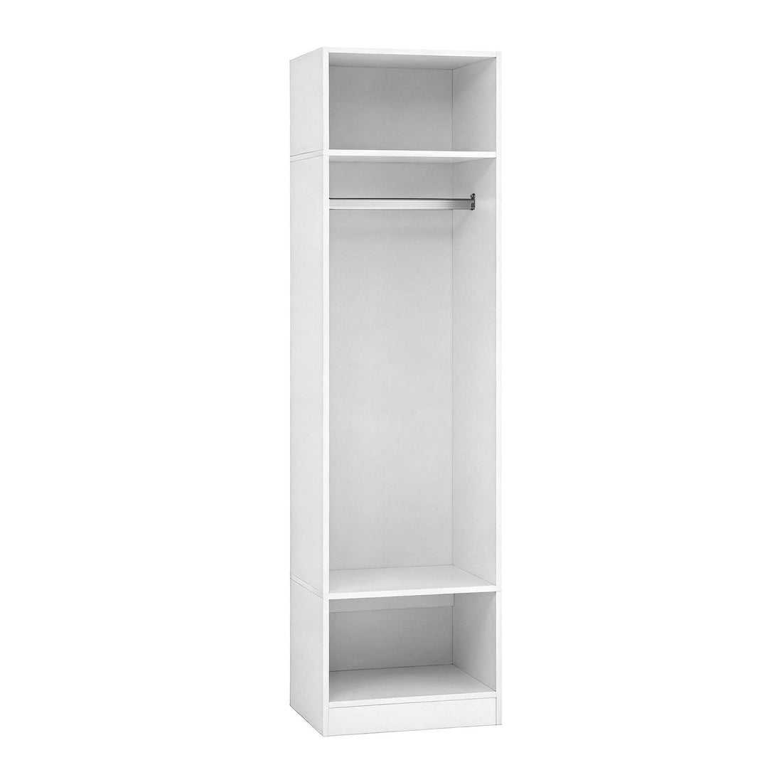 Artiss 2X Wardrobe Clothes Closet Storage Organiser Shelf White-Home &amp; Garden > Storage > Clothing &amp; Wardrobe Storage-PEROZ Accessories
