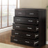 Artiss 6 Chest of Drawers - ANDES Walnut-Furniture > Bedroom-PEROZ Accessories
