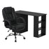 Artiss Computer Desk 120cm Executive Office Chair Set PU Leather High Back Black-Furniture > Office > Desks-PEROZ Accessories