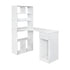 Artiss Computer Desk Bookshelf Drawer Cabinet White 120CM-Office Desks-PEROZ Accessories