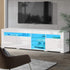 Artiss Entertainment Unit TV Cabinet LED 180cm White Bobi-Entertainment Units-PEROZ Accessories