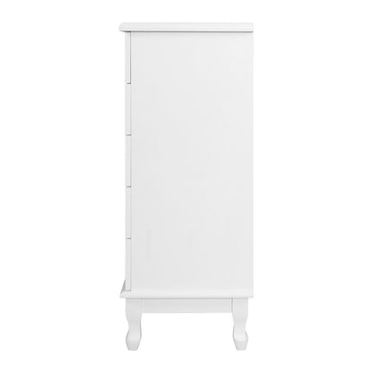 Artiss 5 Chest of Drawers - KUBI White-Furniture &gt; Bedroom-PEROZ Accessories
