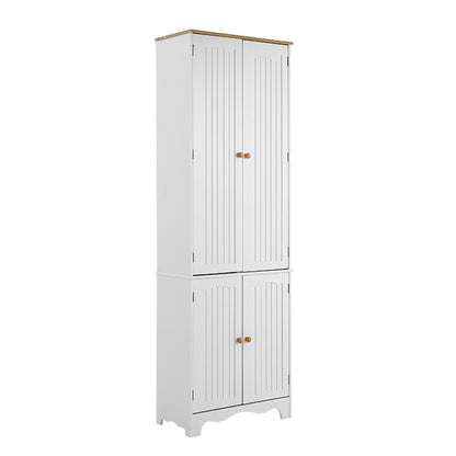 Artiss Buffet Sideboard 4 Doors - BERNE White-Storage Cabinet-PEROZ Accessories