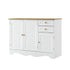 Artiss Buffet Sideboard 3 Doors - BERNE White-Furniture > Dining-PEROZ Accessories