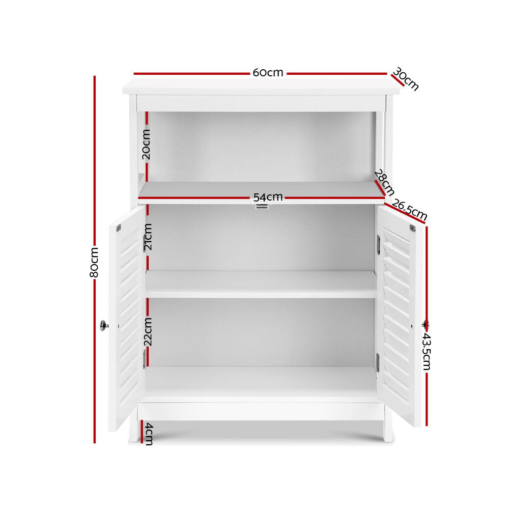 Artiss Buffet Sideboard - IVOR White-Storage Cabinet-PEROZ Accessories