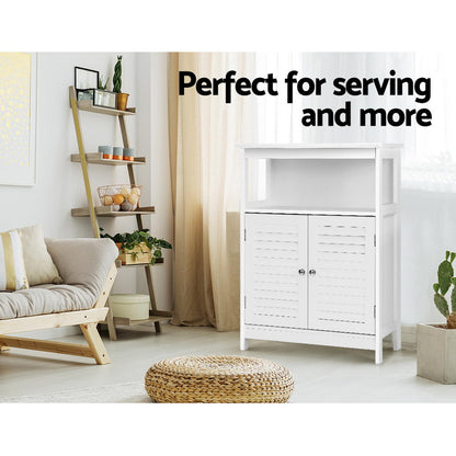 Artiss Buffet Sideboard - IVOR White-Storage Cabinet-PEROZ Accessories