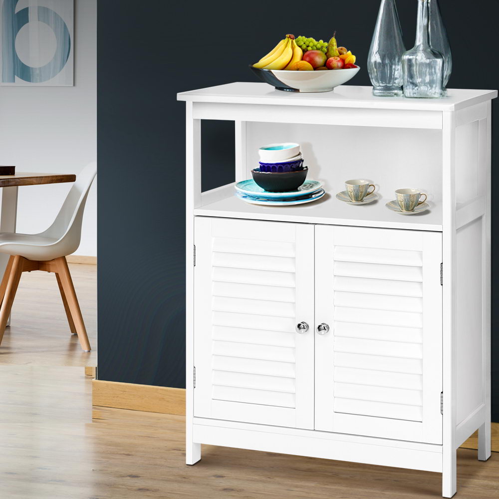 Artiss Buffet Sideboard - IVOR White-Storage Cabinet-PEROZ Accessories