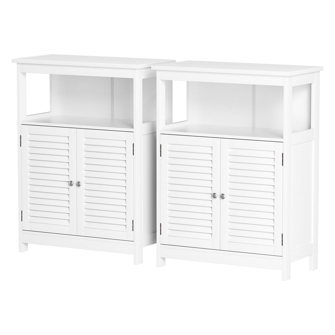 Artiss 2x Buffet Sideboard Cabinet Server Cupboard Kitchen Bathroom Storage IVOR-Furniture > Dining > Buffets &amp; Sideboards-PEROZ Accessories