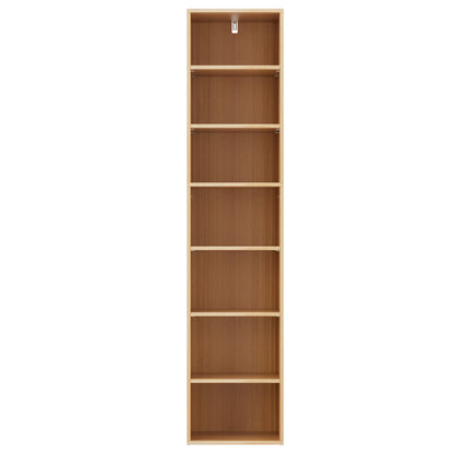 Artiss Bookshelf 7 Tiers MILO Pine-Furniture &gt; Living Room-PEROZ Accessories