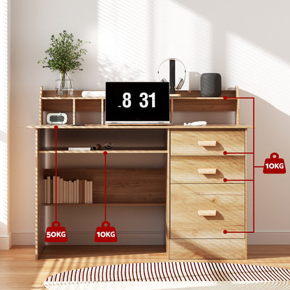 Artiss Computer Desk Office Study Desks Table Shelf Drawer-Furniture &gt; Office-PEROZ Accessories
