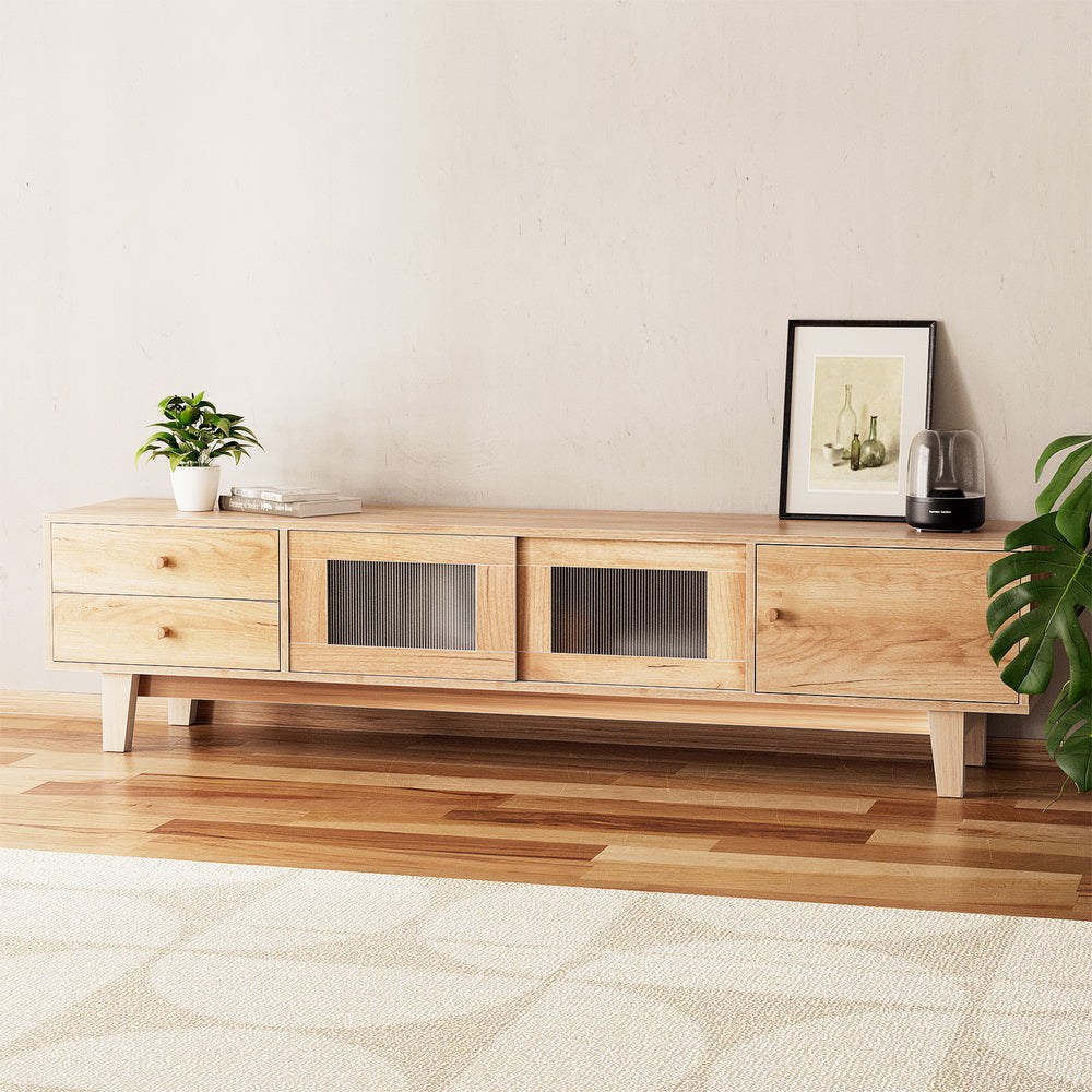Artiss TV Cabinet Entertainment Unit Stand Storage Drawer 180CM-Furniture &gt; Living Room-PEROZ Accessories