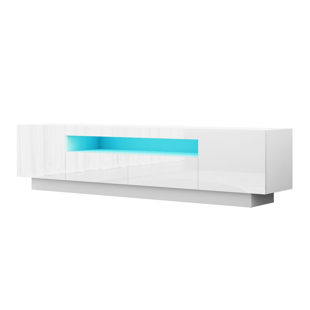 Artiss TV Unit Entertainment Unit Storage Drawer RGB LED 180cm White-Furniture &gt; Living Room &gt; TV Units-PEROZ Accessories