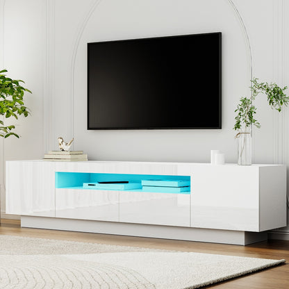 Artiss TV Unit Entertainment Unit Storage Drawer RGB LED 180cm White-Furniture &gt; Living Room &gt; TV Units-PEROZ Accessories