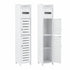 Artiss 2x Bathroom Storage Cabinet 3-Tier Toilet Paper Holder Organizer White-Furniture > Bathroom > Bathroom Cabinets, Cupboards & Storage-PEROZ Accessories