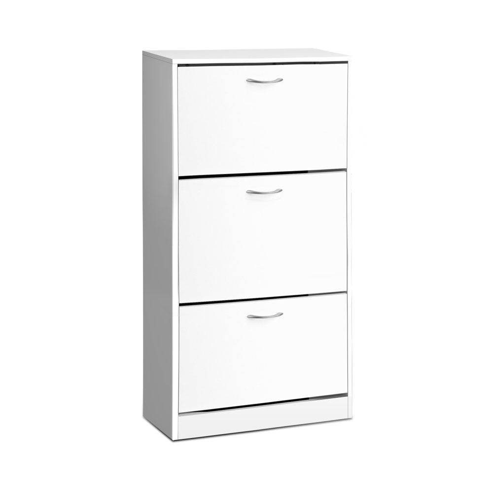 Artiss Shoe Rack Cabinet 36 Pairs Adjustable Shelves Ivy-Shoe Storage Cabinets-PEROZ Accessories