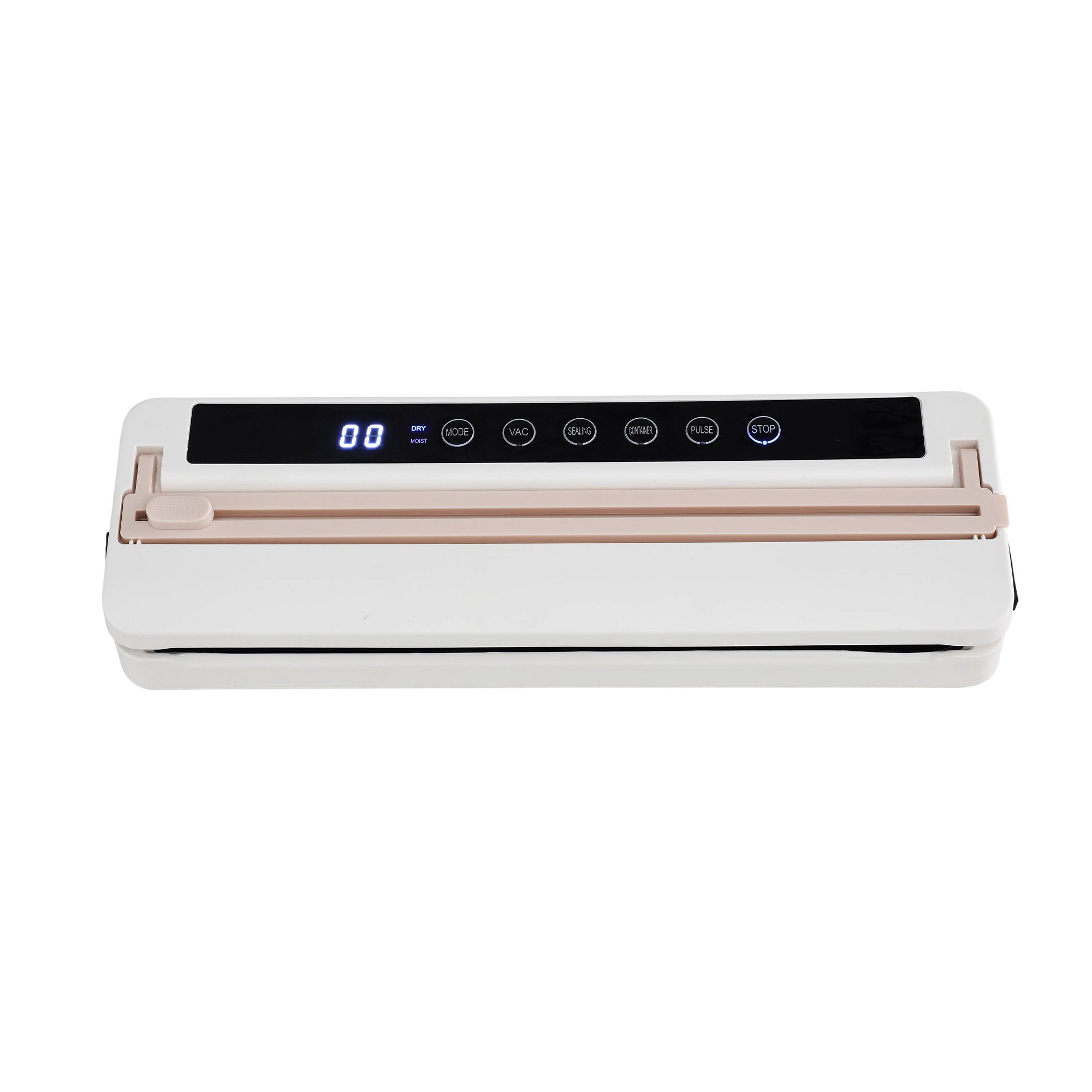 Devanti Food Vacuum Sealer Machine Fresh Storage Auto Seal Slide Cutter 6 Modes White-Home &amp; Garden > Kitchenware > Food Storage-PEROZ Accessories