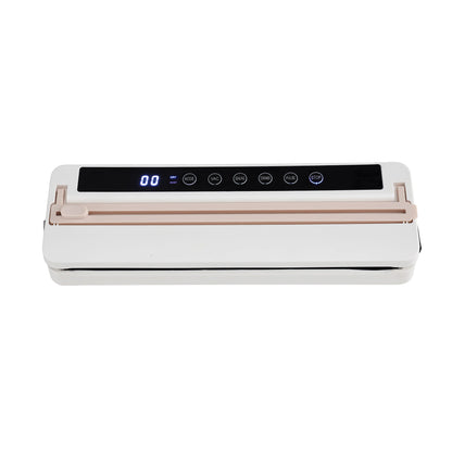 Devanti Food Vacuum Sealer Machine Fresh Storage Auto Seal Slide Cutter 6 Modes White-Home &amp; Garden > Kitchenware > Food Storage-PEROZ Accessories