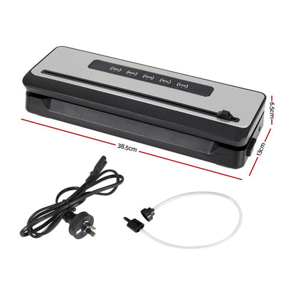 Devanti Food Vacuum Sealer Machine Fresh Storage Sealing Cutter Bags 5 Modes-Appliances &gt; Kitchen Appliances-PEROZ Accessories