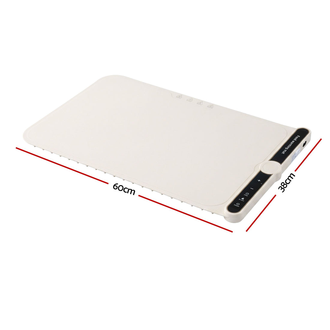 Devanti Food Warming Mat 60 x 38cm Electric Food Warmer With Timer White-Appliances > Kitchen Appliances > Food Warmers &amp; Chafing Dishes-PEROZ Accessories