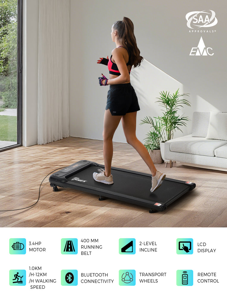 Finex Electric Walking Pad Under Desk Treadmill Home Office Fitness-Walking Pad-PEROZ Accessories