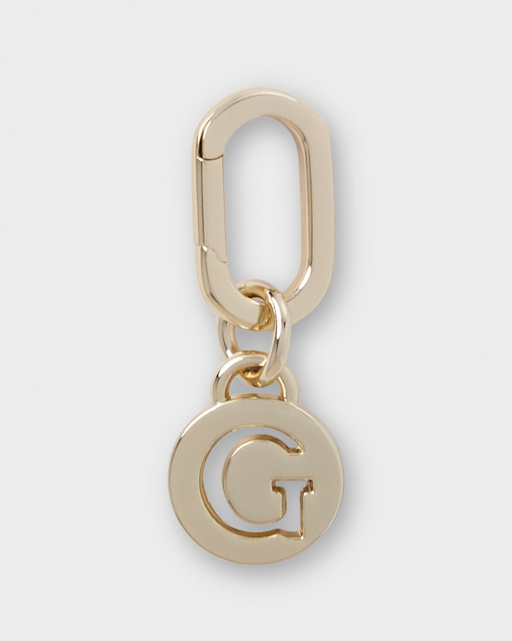 Letter G Charm With Oval Hinge Ring Clip-Accessories-PEROZ Accessories