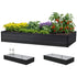 Green Fingers Raised Garden Bed 2 Pcs 210x90cm Planter Box Container Galvanised Metal Outdoor-Home & Garden > Garden Beds > Garden Beds & Planters-PEROZ Accessories