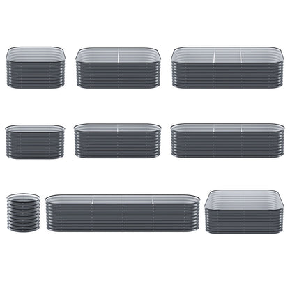 Green Fingers Garden Bed 9 In 1 Modular Planter Box 56CM height-Home &amp; Garden &gt; Garden Beds &gt; Garden Beds &amp; Planters-PEROZ Accessories