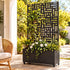 Green Fingers Mobile Planter Box Garden Bed with Trellis Privacy Screen & Lockable Wheels for Climbing Plants-Home & Garden > Garden Beds > Garden Beds & Planters-PEROZ Accessories