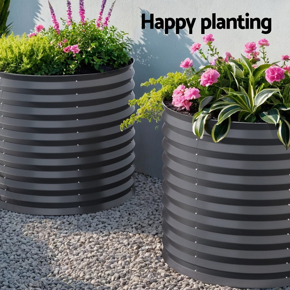 Green Fingers Garden Bed 80X68cm Planter Box-Home &amp; Garden &gt; Greenhouses &gt; Greenhouses &amp; Accessories-PEROZ Accessories